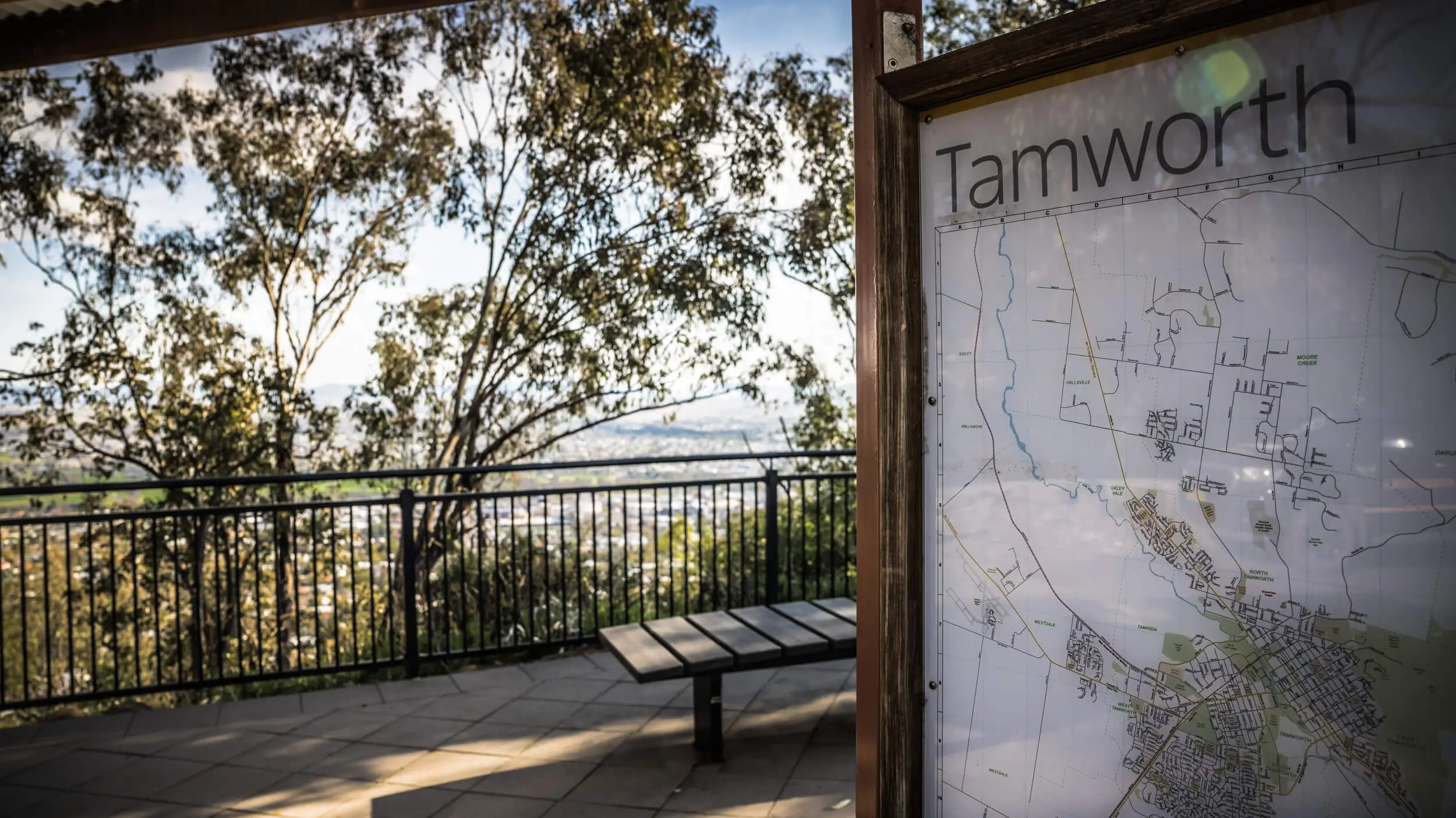 Map of Tamworth